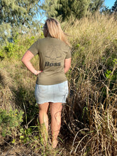 Load image into Gallery viewer, Send it Boss Cheers Tee - Army