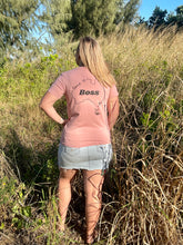 Load image into Gallery viewer, Send it Boss Fisher Tee - Rose