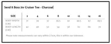 Load image into Gallery viewer, Send it Boss Jnr Cruiser Tee - Charcoal