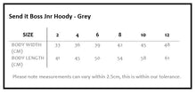 Load image into Gallery viewer, Send it Boss Jnr Hoody - Grey